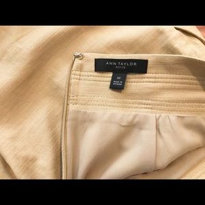 Ann Taylor khaki color pencil skirt.